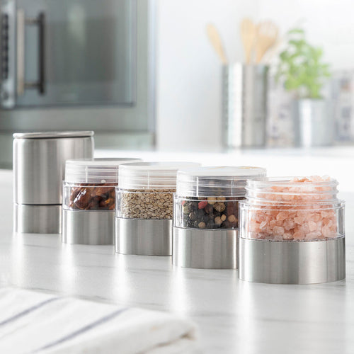 4-in-1  Keramik Gewürzmühle mit 4 Behältern