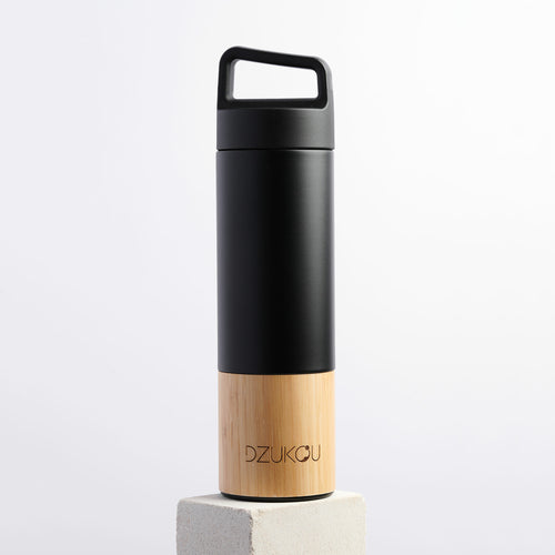 Saint Elias - Bambus und Edelstahl Thermos Flasche 530 ml